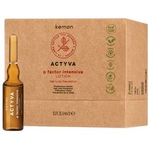 Kemon Actyva P Factor Intensive Lotion Hair Loss Prevention 12 X 6 Ml