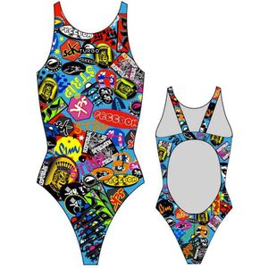Turbo Stickers Zwemkleding Veelkleurig L Vrouw