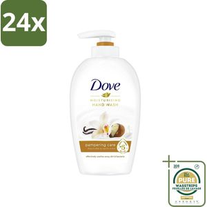 Dove - Handzeep - Pampering Care - Verzachtend - 250 ml - Voordeelverpakking - 24 stuks - Vloeibare handzeep - Hydraterende zeep