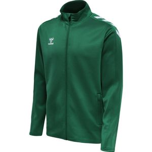 Hummel - Core Xk - Track Suit Jas - Groen - Polyester - Met Ritssluiting