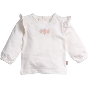 B E S S - Shirt Ruffles - Off White