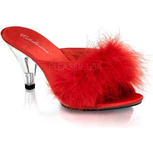 Fabulicious - BELLE-301F Muiltjes met hak - US 7 - 37 Shoes - Rood