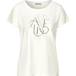 Street One LTD QR ALIVE partprint shirt Dames T-shirt - off white