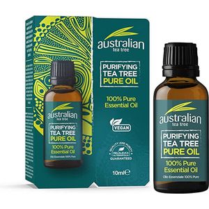 Australian Teatree essentiele olie - 10 ml - acne - aften - 100% pure essentiele olie