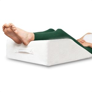 Beenkussen - Beenverhoger - Memory Foam - Been Kussen - Beenkussen Rugslaper - Wasbare Hoes - Leg Raiser - Been Verhoger - Beenverhogingskussen