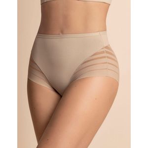 Lace Stripe Undetectable Slip | Nude