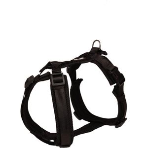 Hondentuig Petlando Mesh Y-Comfort Harness XXL Zwart Buikomtrek: 72-110 cm, Nekomtrek: 60-108 cm. Breedte: 25 mm