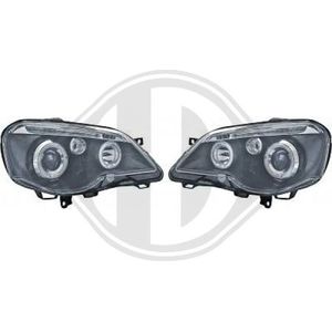 Volkswagen - Diederichs 2205880 - Koplampen Set - Zwart - Rond - Met Navigatielicht