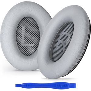 Oorkussen geschikt voor Bose QuietComfort 35 ii - Grijs
