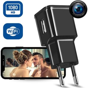 Spy Camera - Verborgen - Mini - Spionage - Geheime - Spion - Beveiliging - Wifi Met App - Inclusief 32GB Geheugenkaart - Adapter