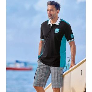 ATLAS FOR MEN - Geruite bermuda voor ontspanning - Heren - Verkrijgbaar in grote maten - W28