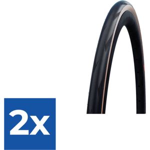 Schwalbe Buitenband Pro One Tubeless 28 X 1.00 (25-622) Zwart - Voordeelverpakking 2 stuks