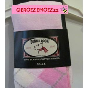 Bonnie Doon - Maillot - Lichtroze - Schotse Ruit - Maat 68-74