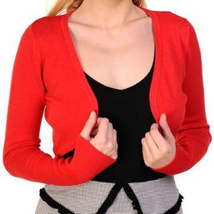 Banned - FLICKERS Bolero - S - Rood