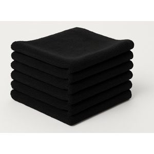 Microvezeldoekjes - 5-pack - Microvezeldoek auto - Poetsdoek - Huishoudelijk 40x40cm - Kwaliteit
