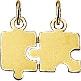 Breekplaatjes - Puzzel - 14K Geelgoud - 0.8 mm