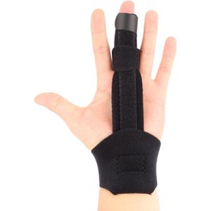 Skynzor - Vingerspalk - Duimbrace - Vinger Spalk - Vingersplint - Vingerspalken - Finger Splints for Hypermobility - Vingerbrace - Vingersteun - Finger Support - Vinger Ondersteunen - voor Alle Vingers - One Size - Zwart