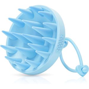 Hoofdhuid Massager Shampoo Borstel, Zachte Siliconen Hoofdhuidborstel | Hoofd Ontspanning & Reiniging | Hoofdhuid Exfoliator - Blauw
