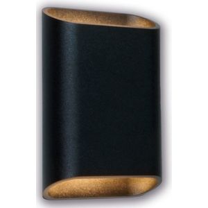 Artdelight - Wandlamp Diaz Small H 15 cm zwart