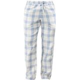 Björn Borg heren core flannel pyjamabroek lumber check wit & blauw