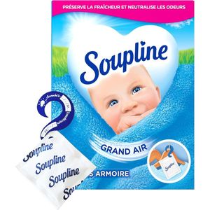 Soupline - Garderobetas - 3 Sachets - Neutraliseert Slechte Geuren