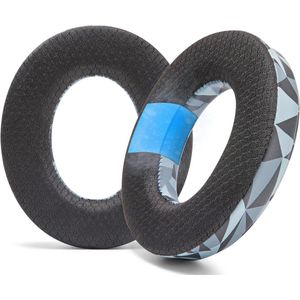 Koelende gel-oorkussens voor draadloze over-ear hoofdtelefoons - Verbeterd comfort en geluidsisolatie in Geo Grey