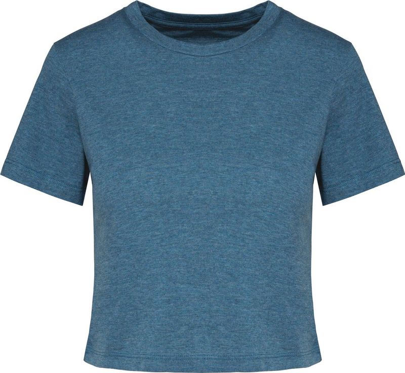 PROACT® Triblend dames croptop PA4022 - Duck Blue Heather - L