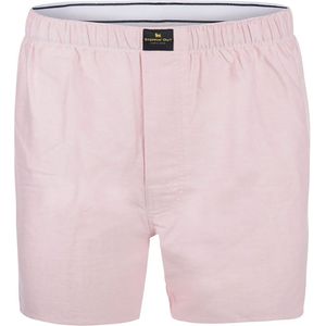 Steppin' Out Boxer Roze Oxford - Maat XL - Heren - Boxershorts