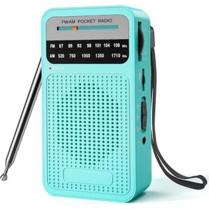 Batterij-aangedreven Transistor Radio - Batterij-aangedreven Transistorradio - Draagbare Radio
