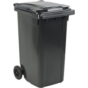 Afvalcontainer 240 liter grijs - Kliko 240L - restafval container