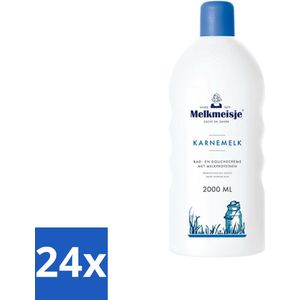 Melkmeisje - Karnemelk - Bad- & Doucheschuim - 2000 ml - Voordeelverpakking - 24 stuks