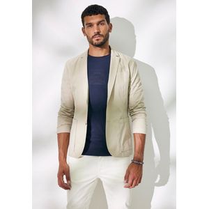 Mexx Crispy Fabric Blazer - Mannen - Zand - Maat 56