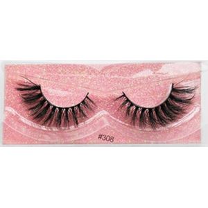 nep wimpers | fake eyelashes |3D mink in no 308