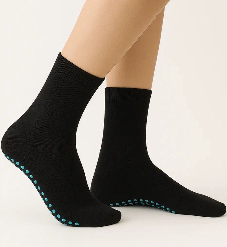 Apollo - Huissokken - Zwart - 2-paar - Badstof met Antislip