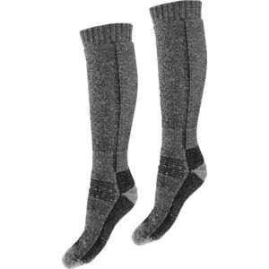 Basset Thermo wollen sokken - Warme sokken - 46 - Zwart