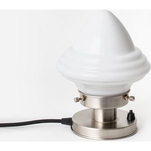Art Deco Trade - Tafellamp Acorn Small 20's Matnikkel