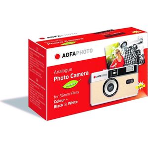 Analoge 35mm Fotocamera Beige - Eenvoudig in Gebruik en Herbruikbaar