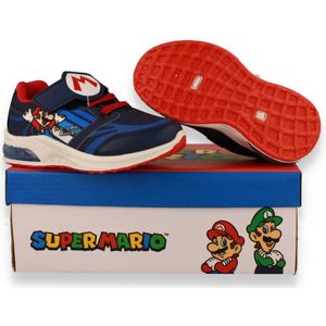 Super Mario Jongens Sneaker Blauw BLAUW 25