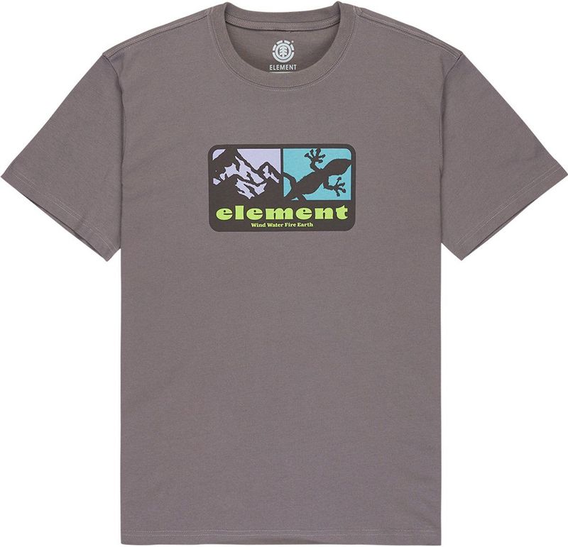 Element - Memory T-shirt - Grijs - Korte Mouwen - Heren