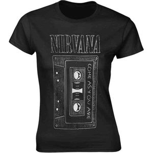 Nirvana - As You Are Tape Dames T-shirt - XL - Zwart