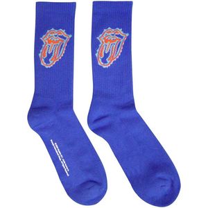 The Rolling Stones - Doodle Tongue Sokken - Blauw