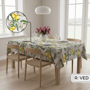 Raved - Tafelzeil - Geel-Groen - 140 cm x 200 cm - Waterafstotend
