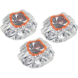 Allecto Plus - 10 stuks Diepe Conditioning Caps - Aluminiumfolie Herbruikbaar - Haarverwerking - Warmte Thermische Cap - Haarkleuring - Douche Caps voor Thuis en Salon Gebruik.