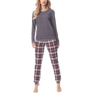 Dames Pyjama Katoen Met Lange Mouwen En Broek