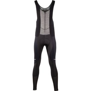 Nalini - Heren - Fietsbroek lang met Bretels - Winter Fietsbroek met Zeem - Thermo Wielrenbroek - Zwart - ERGOXWARMBIBTIGHT - M