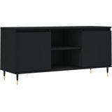 vidaXL-Tv-meubel-104x35x50-cm-bewerkt-hout-zwart