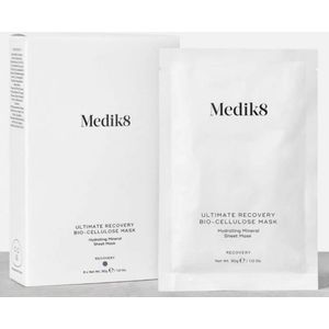 Medik8 - Ultimate Recovery Bio-Cellulose Mask - Gezichtsmasker - 6 st - Veganistisch