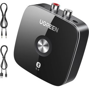 Bluetooth 5.3 Audioreceiver met 3.5mm en 2RCA Aansluitingen voor HiFi Geluid