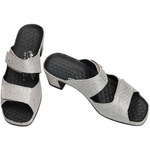 Vital -Dames - grijs - slippers & muiltjes - maat 38