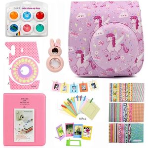 Buxibo Fujifilm Instax Mini 11 Accessoires Pakket - Unicorn - Inclusief Beschermhoes